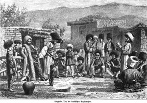 Lezginka. Globus af Vasili Vasilievich Vereshchagin